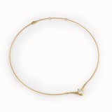 Unique Marquise Gold Necklace