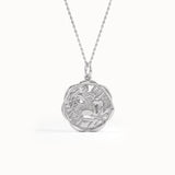 Gold Sakura Pendant Necklace - BRENNMORE 