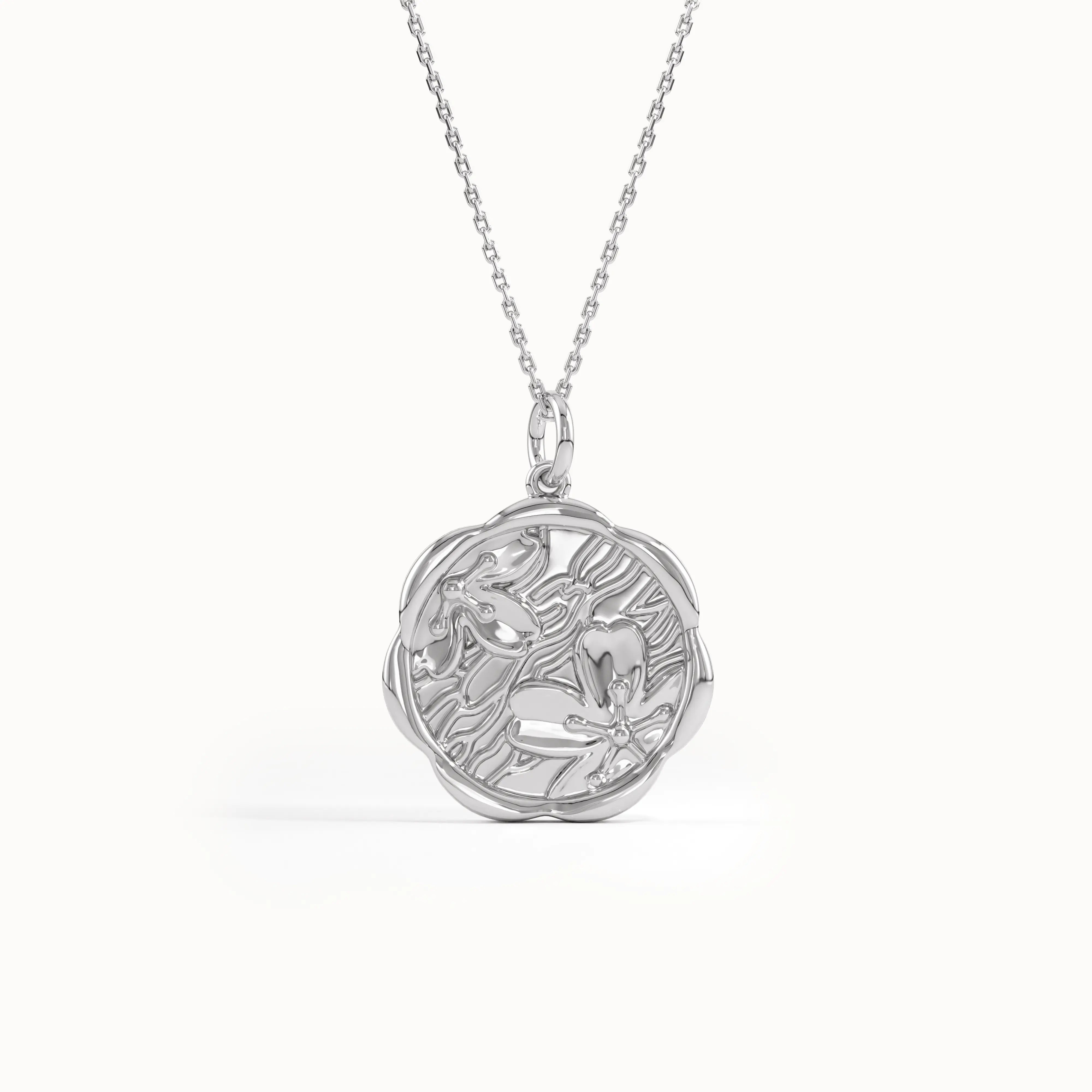 Gold Sakura Pendant Necklace - BRENNMORE 