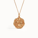Gold Sakura Pendant Necklace - BRENNMORE 