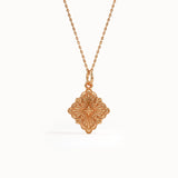 Unique Gold Motif Necklace - BRENNMORE 