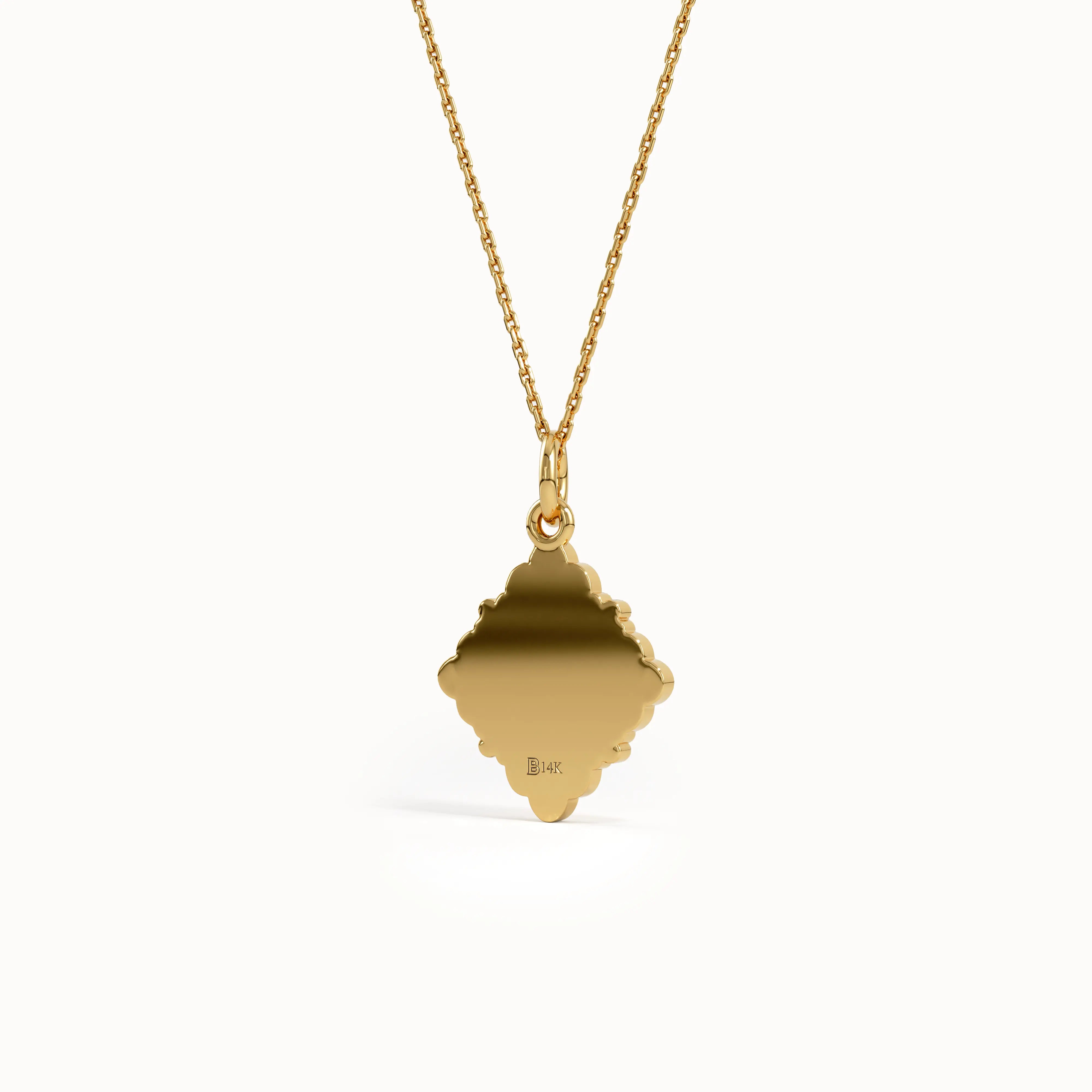 Unique Gold Motif Necklace - BRENNMORE 