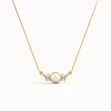 14k Gold Pearl Necklace - BRENNMORE 