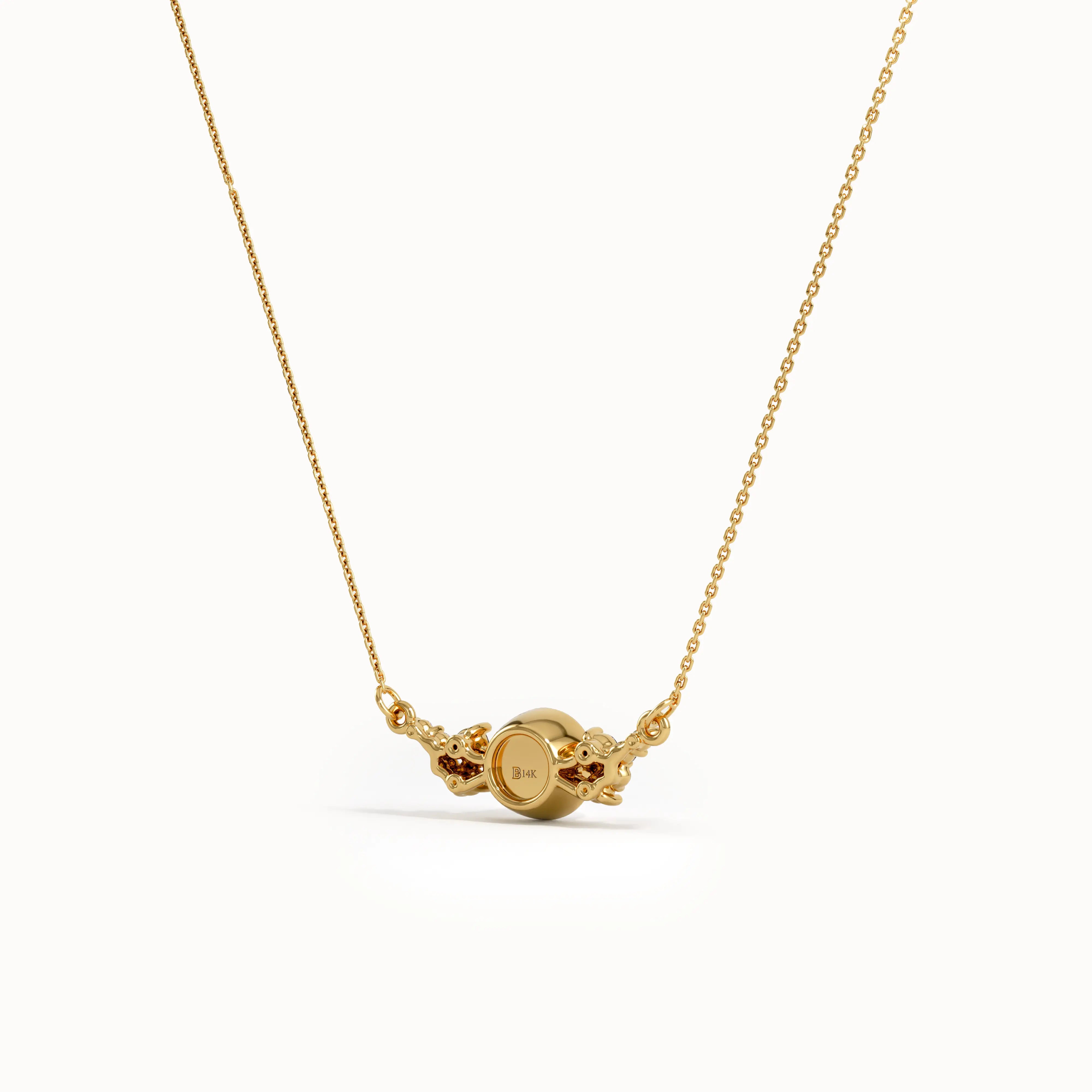 14k Gold Pearl Necklace - BRENNMORE 