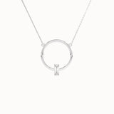 Baguette Karma Necklace in Gold