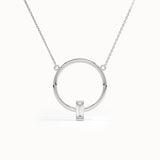 Baguette Karma Necklace in Gold - BRENNMORE 