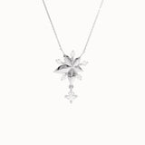 Gold Flower Pendant Necklace
