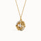 Unique Circle Pendant with Lab Diamonds - BRENNMORE 