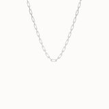 Slim Link Chain Necklace in 14k Gold - BRENNMORE 