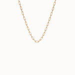 Slim Link Chain Necklace in 14k Gold - BRENNMORE 