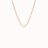 Slim Link Chain Necklace in 14k Gold - BRENNMORE 