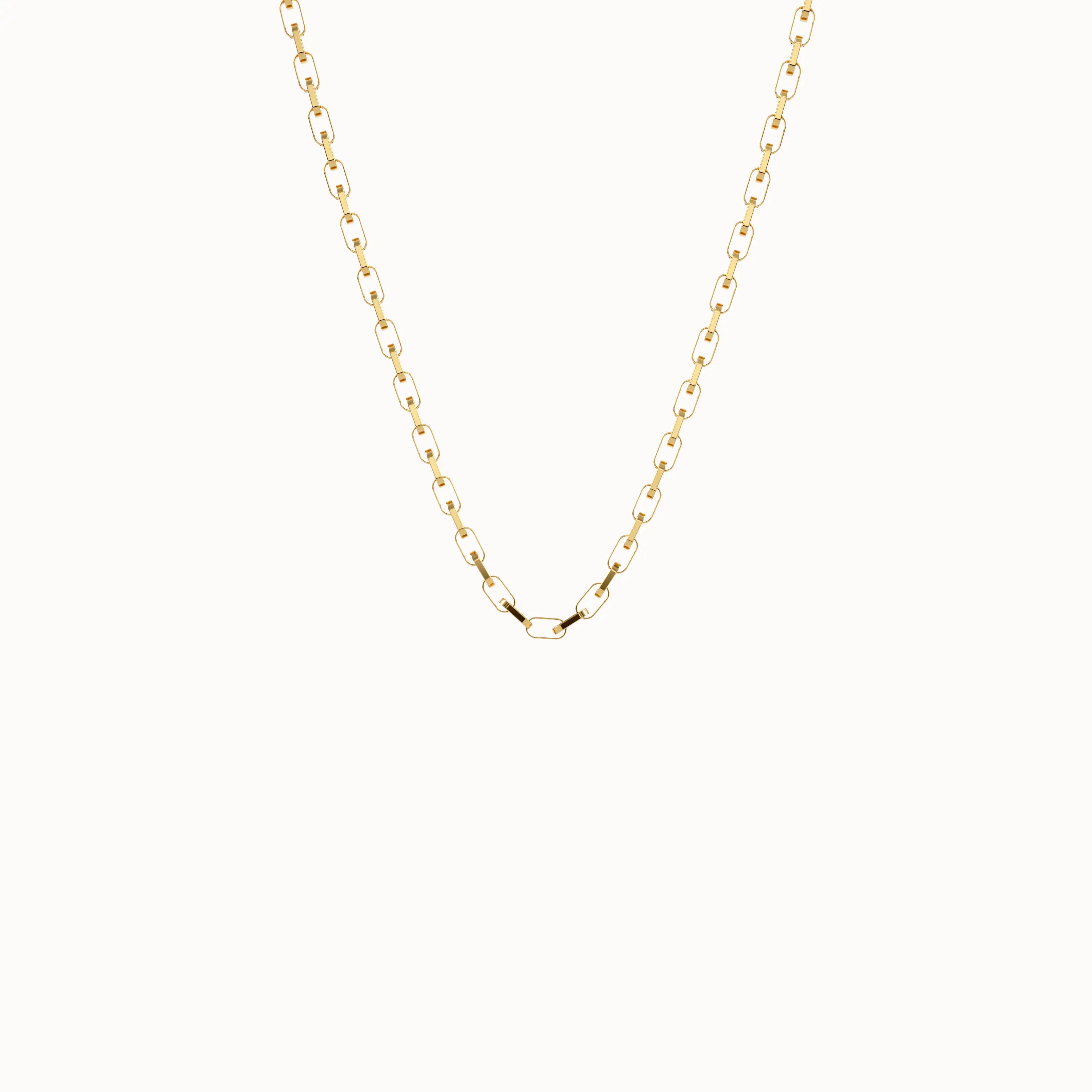 Rolo Chain Necklace in 14k Gold - BRENNMORE 