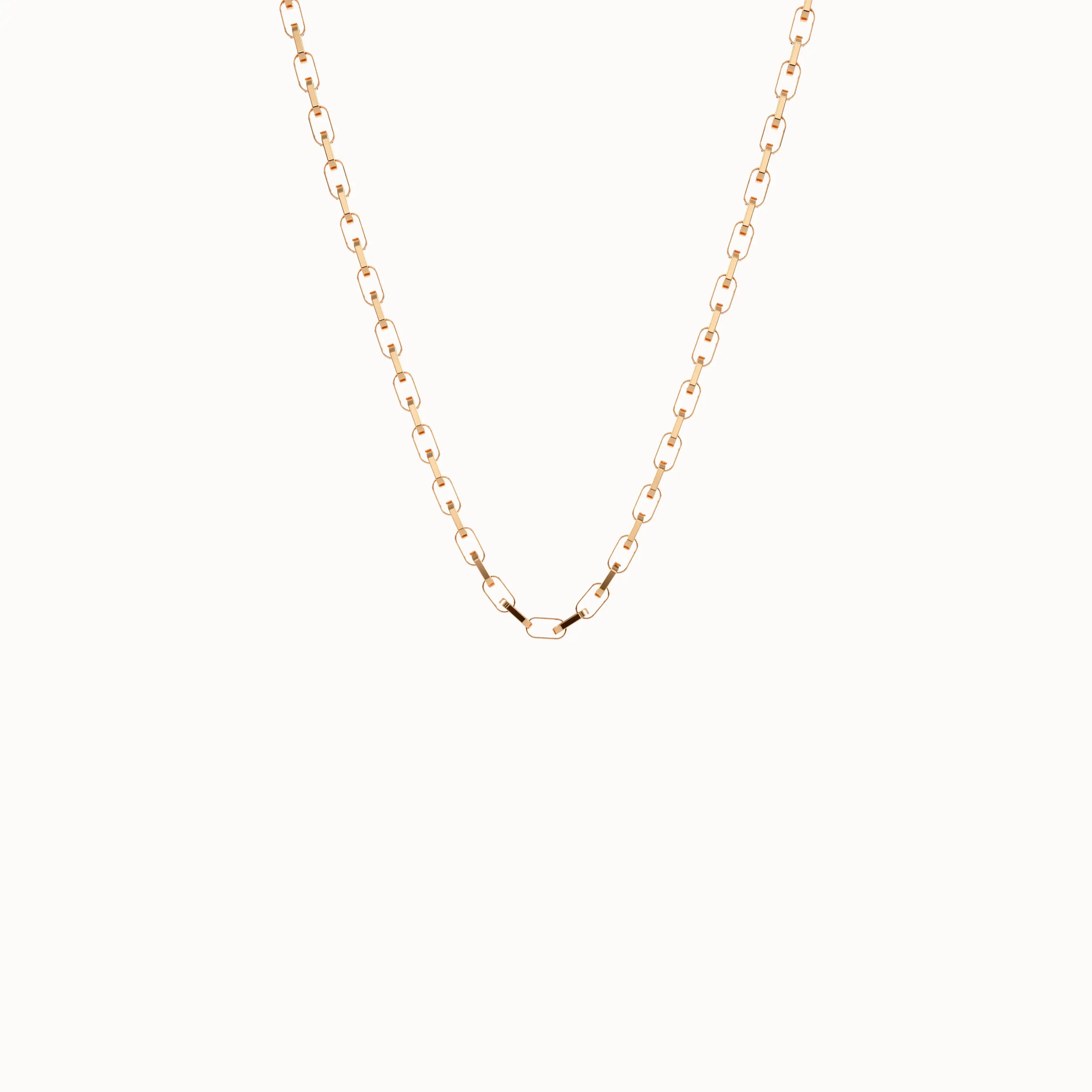 Rolo Chain Necklace in 14k Gold - BRENNMORE 