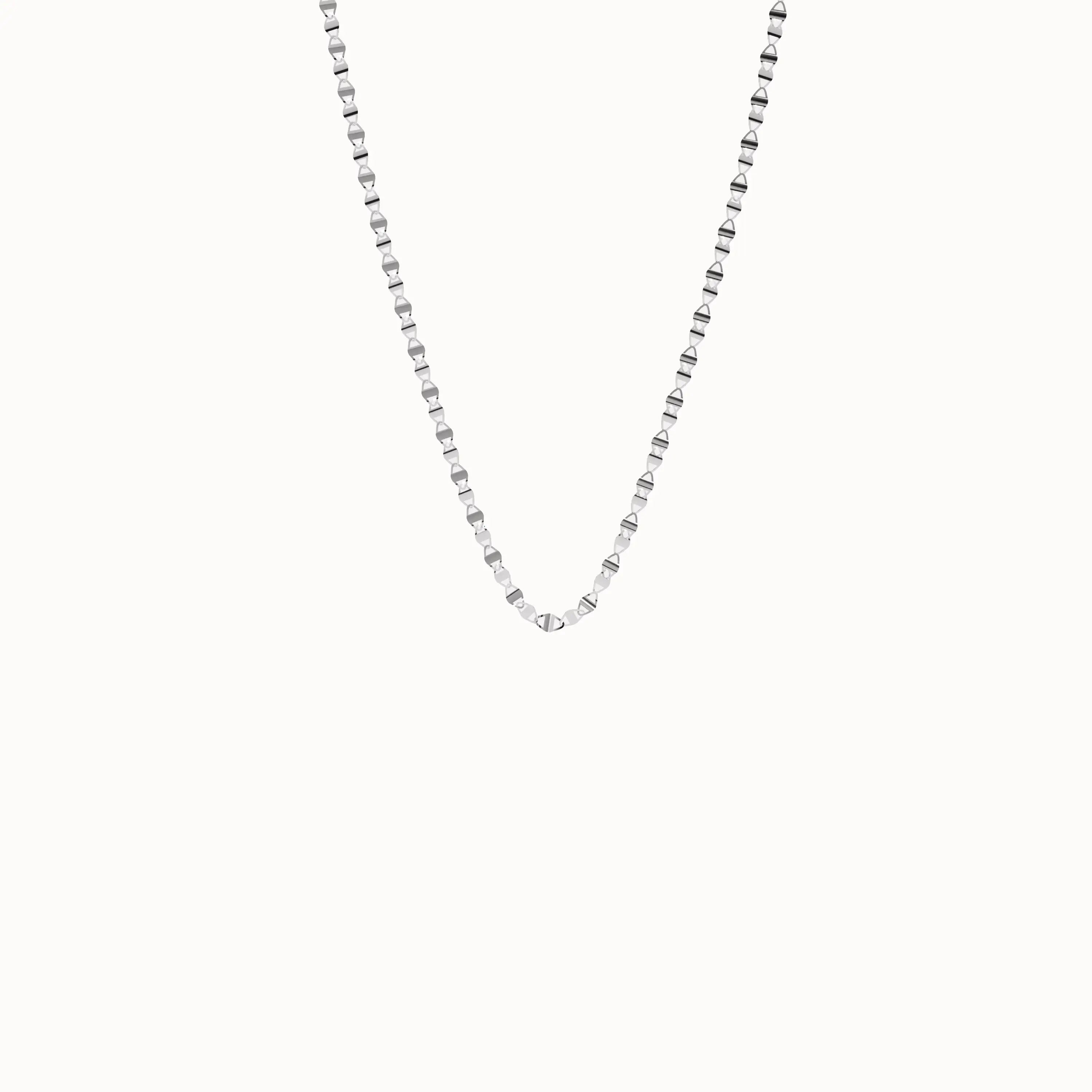14k Gold Mariner Chain Necklace - BRENNMORE 