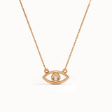 Evil Eye Necklace in Gold - BRENNMORE 