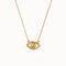 Evil Eye Necklace in Gold - BRENNMORE 