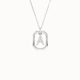 Dangling Letter Necklace in Gold