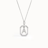 Dangling Letter Necklace in Gold - BRENNMORE 