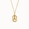 Dangling Letter Necklace in Gold - BRENNMORE 