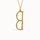 Slim Initial Pendant Necklace