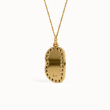 Bubble Initial Pendant Necklace - BRENNMORE 