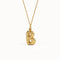 Puffy Initial Pendant Necklace - BRENNMORE