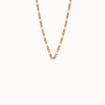 Slim Figaro Chain in Gold - BRENNMORE 