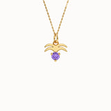 Aquarius Amethyst Pendant Necklace - BRENNMORE 