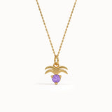 Aquarius Amethyst Pendant Necklace - BRENNMORE 