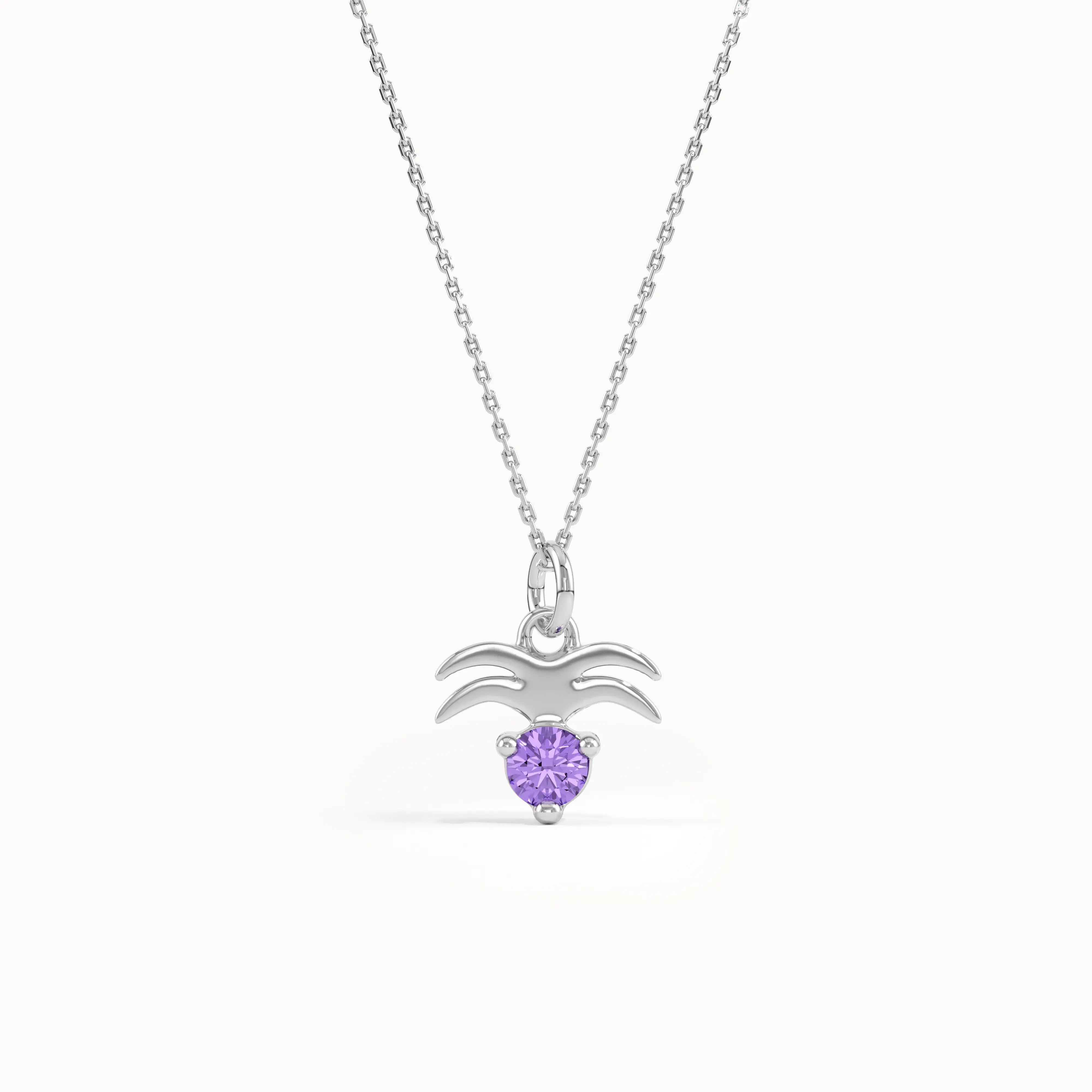 Aquarius Amethyst Pendant Necklace - BRENNMORE 