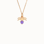 Aquarius Amethyst Pendant Necklace - BRENNMORE 