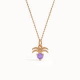 Aquarius Amethyst Pendant Necklace - BRENNMORE 