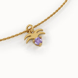 Aquarius Amethyst Pendant Necklace - BRENNMORE 