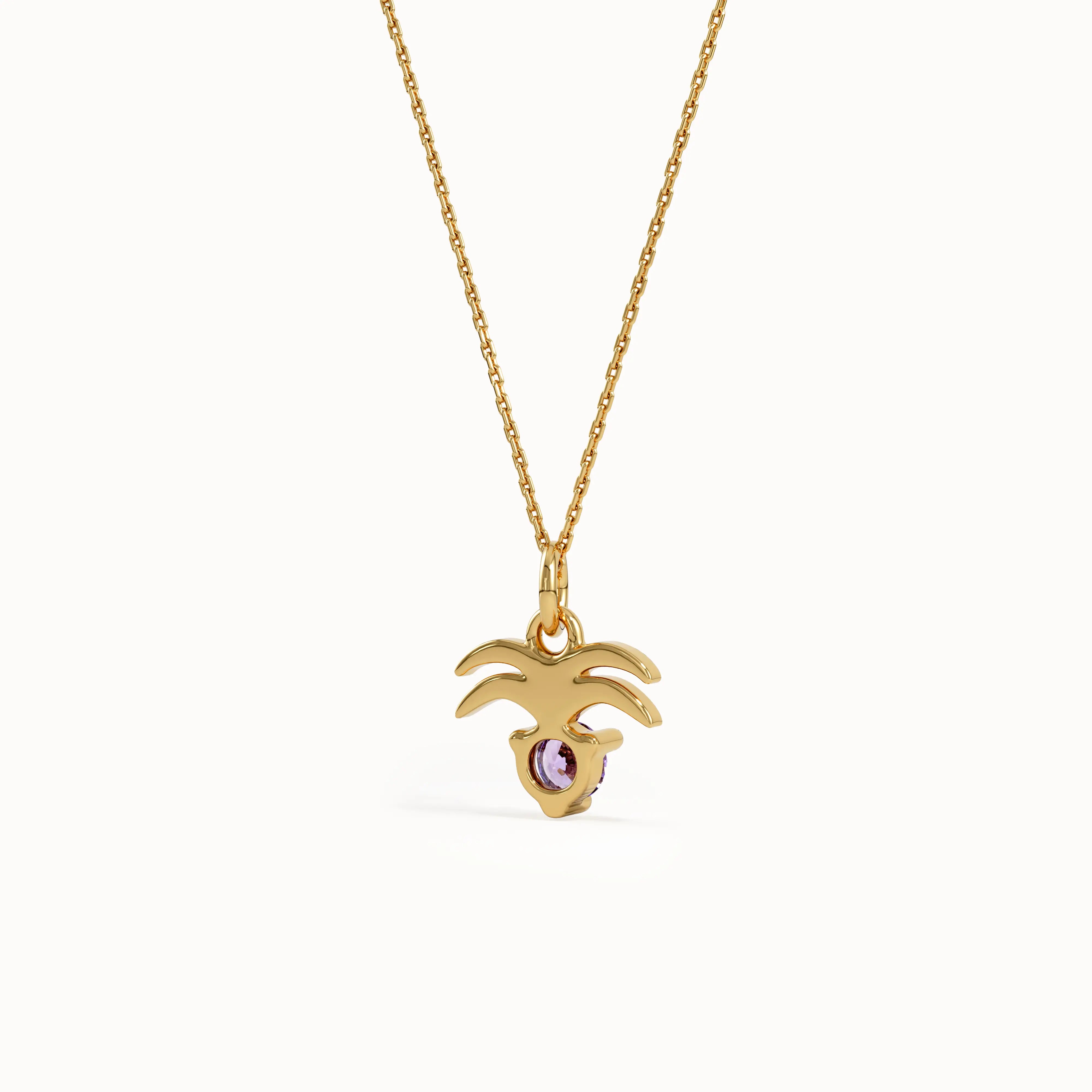 Aquarius Amethyst Pendant Necklace - BRENNMORE 