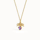 Aquarius Amethyst Pendant Necklace - BRENNMORE 