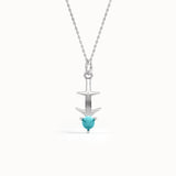 Sagittarius Turqouise Pendant Necklace - BRENNMORE 