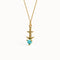 Sagittarius Turqouise Pendant Necklace - BRENNMORE 