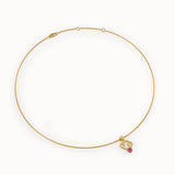 Cancer Ruby Pendant Necklace - BRENNMORE 