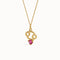 Cancer Ruby Pendant Necklace - BRENNMORE 