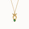 Taurus Emerald Pendant Necklace - BRENNMORE 