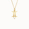 Gemini Pearl Pendant Necklace - BRENNMORE 