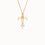Aries Moissanite Pendant Necklace - BRENNMORE 