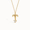 Aries Moissanite Pendant Necklace - BRENNMORE 
