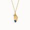 Virgo Sapphire Pendant Necklace - BRENNMORE 