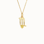Scorpio Citrine Pendant Necklace - BRENNMORE 