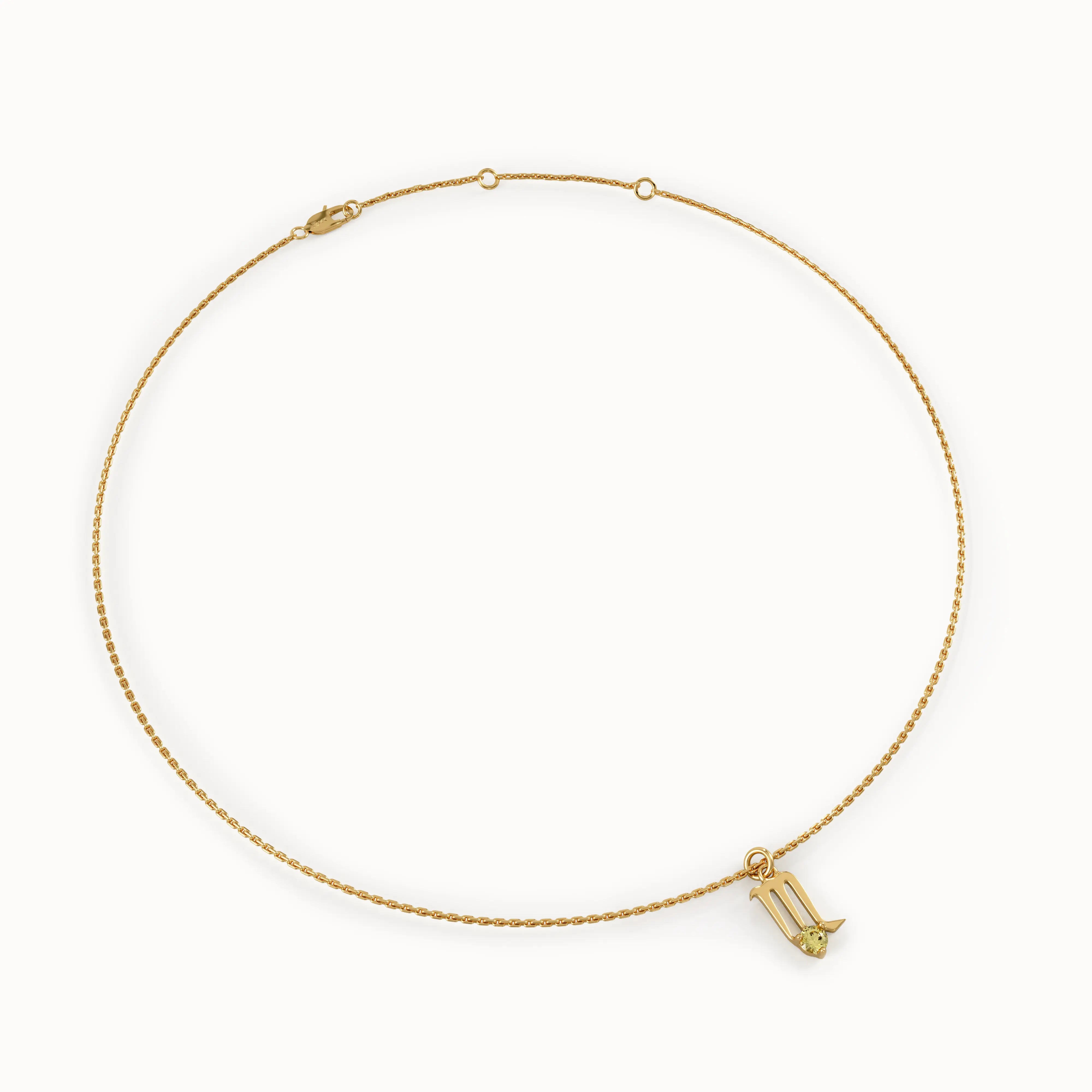 Scorpio Citrine Pendant Necklace - BRENNMORE 