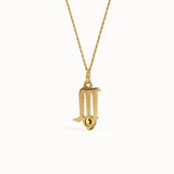 Scorpio Citrine Pendant Necklace - BRENNMORE 
