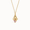 Libra Pink Tourmaline Pendant Necklace - BRENNMORE 