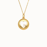 Heart Cut Out Pendant Necklace - BRENNMORE 