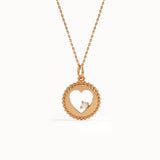 Heart Cut Out Pendant Necklace - BRENNMORE 